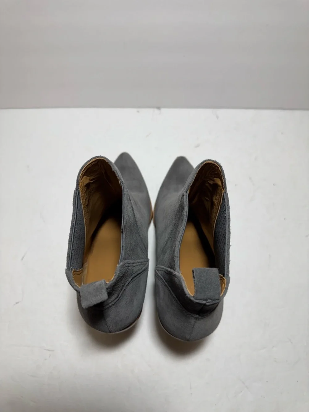 New Marc Fisher Women's Gadri Grey Suede Leather Western Ankle Booties Size 7